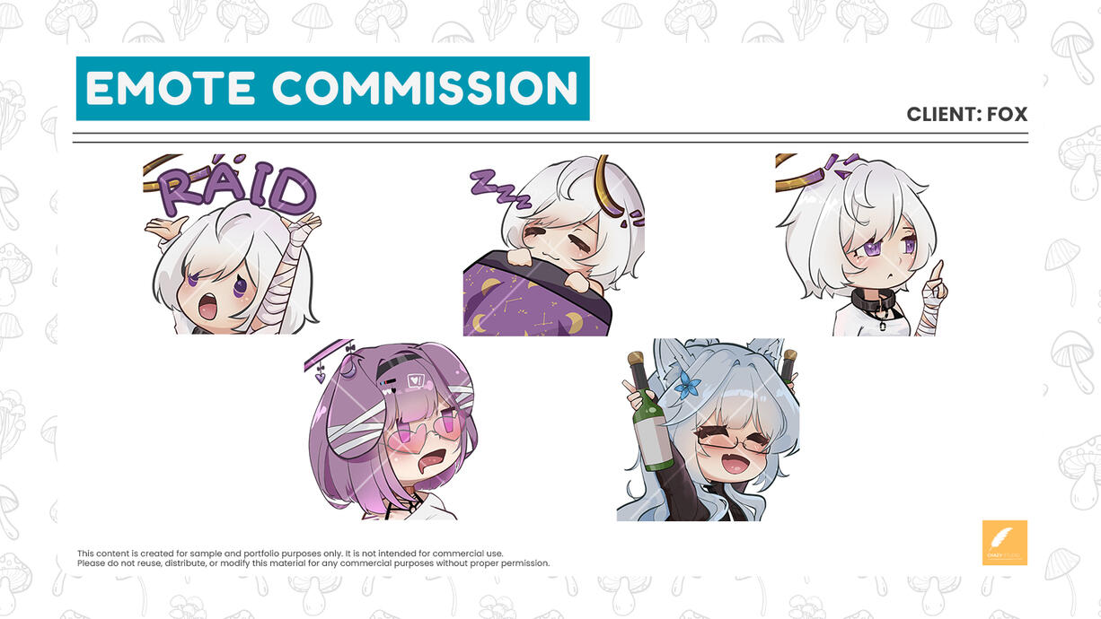 Fox Emote Commission (2025)